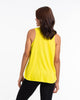 Super Soft Cotton Womens Tiger Tattoo Tank Top in Yellow