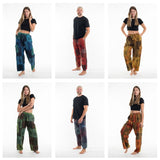 Wholesale Assorted set of 5 Unisex Indian Patchwork Cotton Pants - $75.00