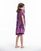 Kids Paisley Mandalas Dress in Purple