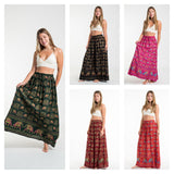 Wholesale Assorted set of 3 Indian Elephant Cotton Skirt - $36.00