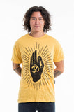 Wholesale Sure Design Men's Hand of Om T-Shirt Yellow - $8.50