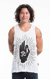 Wholesale Sure Design Men's Hand of Om Tank Top White - $8.50