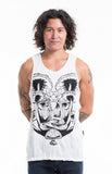 Wholesale Sure Design Men's Spiritual Shroom Cat Tank Top White - $8.50