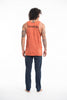 Sure Design Men's Spiritual Shroom Cat Tank Top Orange