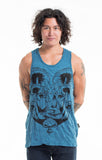 Wholesale Sure Design Men's Spiritual Shroom Cat Tank Top Denim Blue - $8.50