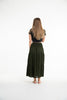 Assorted set of 5 Solid Color Midi Skirt