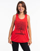 Super Soft Cotton Womens Bambi Tree Tank Top in Red