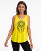 Super Soft Cotton Womens Dreamcatcher Tank Top in Yellow