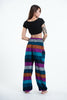 Boho Blue Striped Unisex Harem Pants