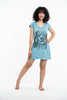 Sure Design Women's Om and Koi Fish Dress Turquoise