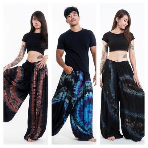 Assorted set of 5 Tie dye Balloon Harem Pants