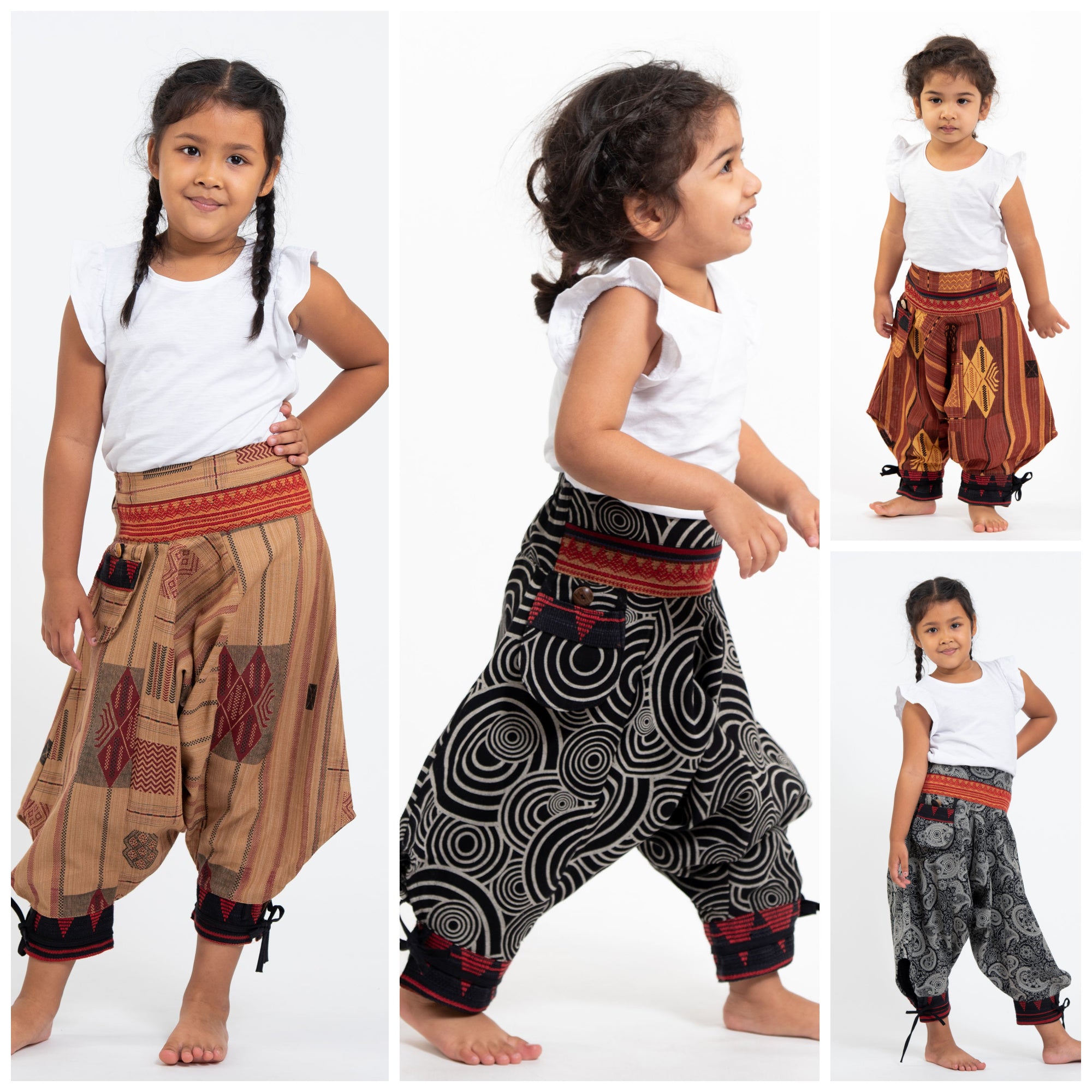 Girls Printed Straps Top With Trouser CoOrds set