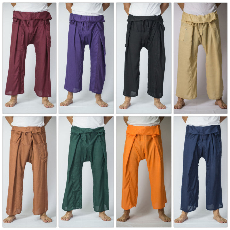 Wevez® Women's Pack of 5 Thai Fisherman Pants, One Size, Assorted at   Women's Clothing store