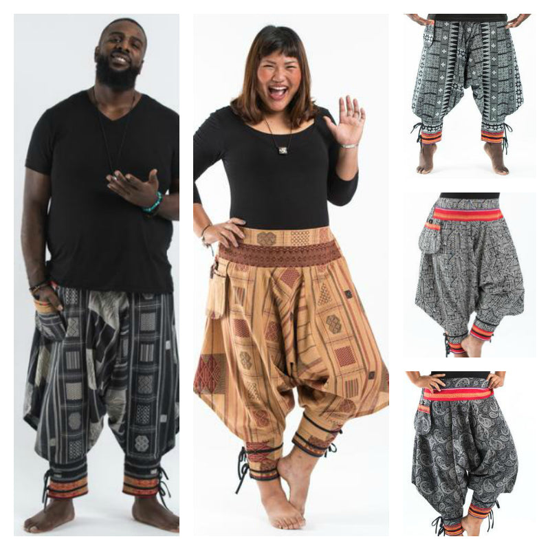 Womens Plus Size Boho Baggy Harem Pants Indian Aladdin Hippy Gypsy Yoga  Trousers | Fruugo KR