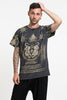 Mens Twin Tigers Tattoo T-Shirt in Black