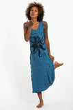 Wholesale Sure Design Womens Octopus Long Tank Dress in Denim Blue - $9.00