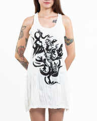 Sure Design Women's Garuda Tank Dress White