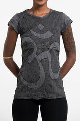 Sure Design Women's Om T-Shirt Black