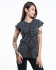 Sure Design Women's Om Tree T-Shirt Black