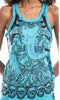 Sure Design Women's Batman Ganesh Tank Top Turquoise