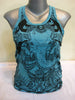 Sure Design Women's Batman Ganesh Tank Top Turquoise